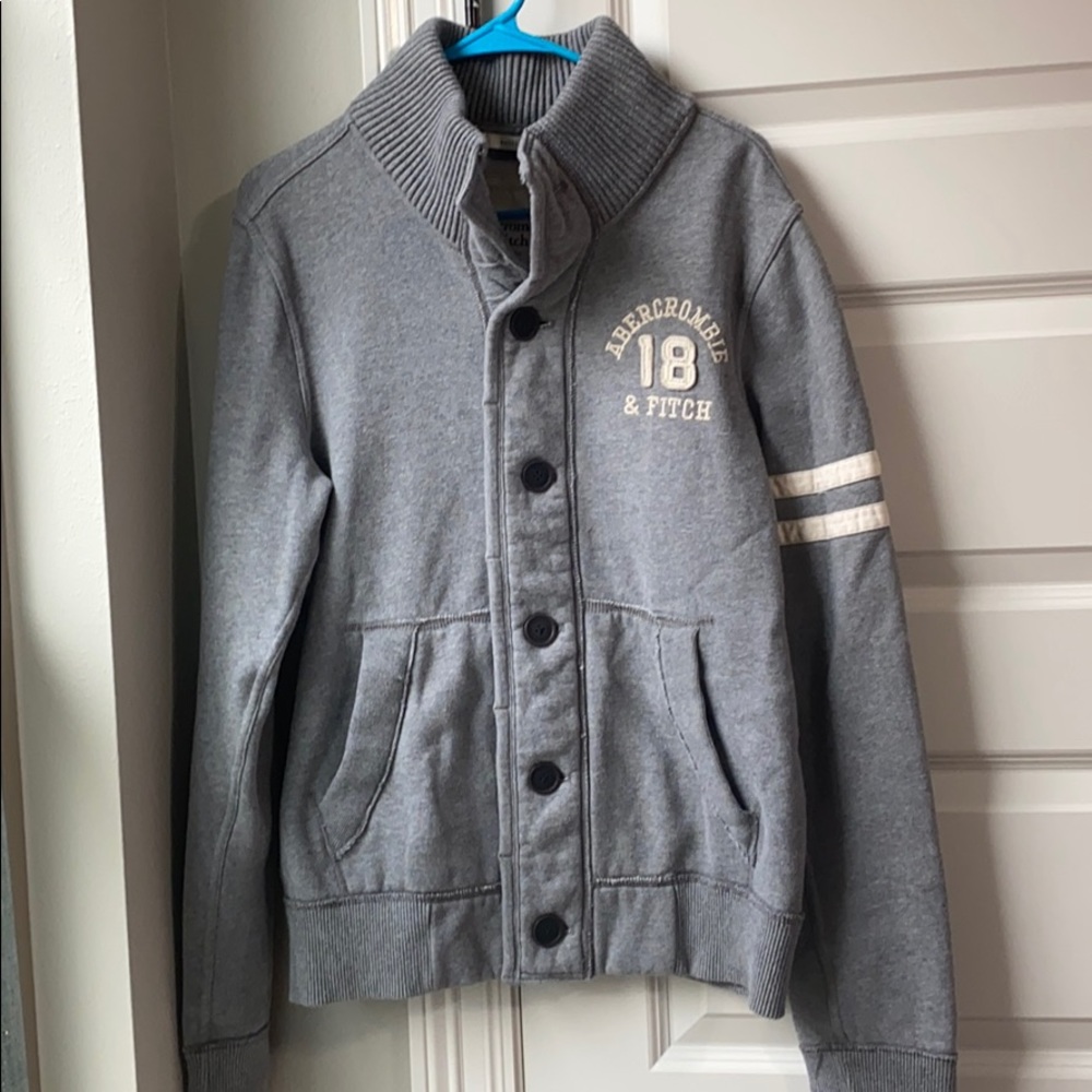 Gray Abercrombie jacket